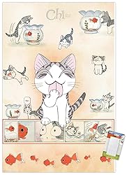 Trends International Chi Cat Wall, 22.375" x
