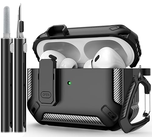 Polislime Airpods Pro 2nd/1st Generation Case Cover with Cleaner