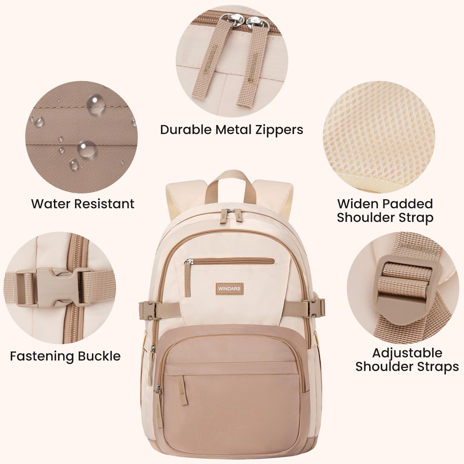 Mua WINDARS WINDARS Backpack for School Girls, Cute High School ...