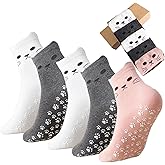 ANIDL Cute Cat Pilates Sock with Grips Non-slip Yoga Sock Grip Socks for Women,Gifts for Women