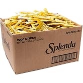 SPLENDA Zero Calorie Sweetener Cafe Stick, 2000 Count Stick Packets