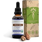 Secrets of the Tribe Wild Yam USDA Organic | Alcohol-Free Extract, High-Potency Herbal Drops, Digestion | Made from 100% Certified Organic Wild Yam (Dioscorea Villosa) Dried Root 2 oz