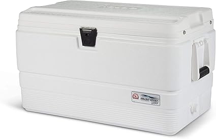 72 quart igloo marine cooler with cushion