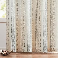 jinchan Boho Curtains Linen Curtains for Living