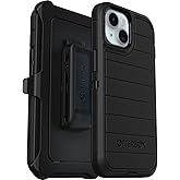 OtterBox iPhone 15, iPhone 14, and iPhone 13 Defender Series Pro Case - Black, screenless, Rugged & Durable, with Port Protection, Includes Holster Clip Kickstand
