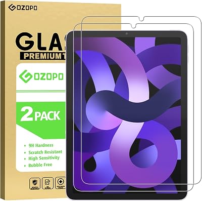 GOZOPO 2-Pack Screen Protector for iPad Air 5th/4th Gen 10.9 inch 2022/2020