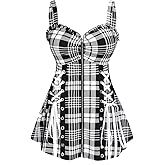 Rosegal Womens Plus Size Lace Up Full Zipper Plaid Tank | Gothic, Tops,Sleeveless, Strap Tank Top,plus size gothic tank top, black gothic tank top ,women plus size gothic tank top