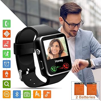 Tipmant SN07 Smartwatch Fitness Armband (Black SN07): Amazon.es ...