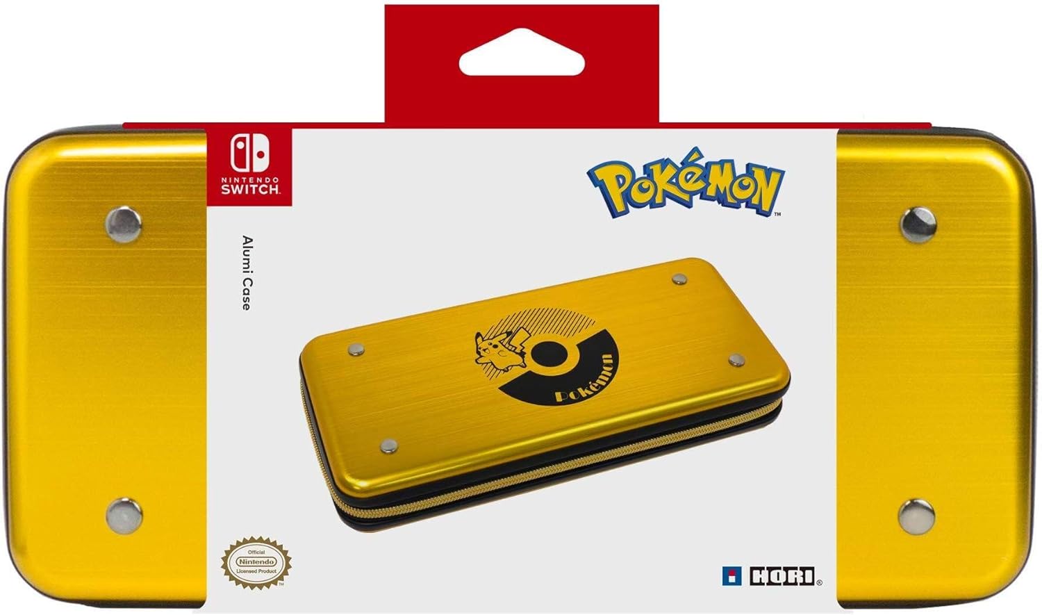 Amazon Com Hori Nintendo Switch Pikachu Alumi Case Gold