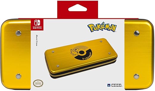 Amazon Com Hori Nintendo Switch Pikachu Alumi Case Gold Officially Licensed By Nintendo Pokemon Nintendo Switch Video Games