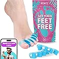 BACK TO ROOTZ Toe Spacers: Medical-Grade Silicone Toe Separators for Women and Men, Yoga Toes, Toe Spreaders, Toe Straightener, Correct Toes for Bunions and Overlapping Toes 1 pairs