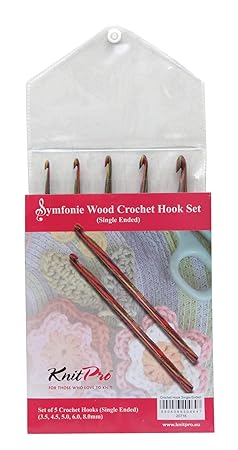 KnitPro 20716 Häkelnadel Set Symfonie Holz einfach
