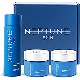 Neptune Skincare 3-Piece Bundle | Fresh Water Cleanser, Deep Sea Hydrate Moisturizer & Black Sea Mud Scrub | Deep Cleansing, Hydrating & Exfoliating | 100% Natural, EWG Verified | For All Skin Types