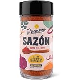 Pisqueya Sazon Seasoning with Achiote, All Natural, No MSG, 2.5 oz | Dominican all purpose Latin blend; achiote, coriander, cumin, garlic; vegan and gluten free