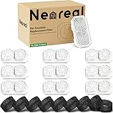 Neareal Official 9-Pack Replacement Filters and Pre-Filter Sponges for 108 oz / 3.2 L Stainless Steel Cat Water Fountain