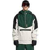 Volcom Men's Brighton Pullover Anarok Hooded Snowboard Jacket