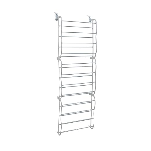 Oypla White 12 Tier Tür hängen Schuhregal Organizer - hält 72 Schuhe