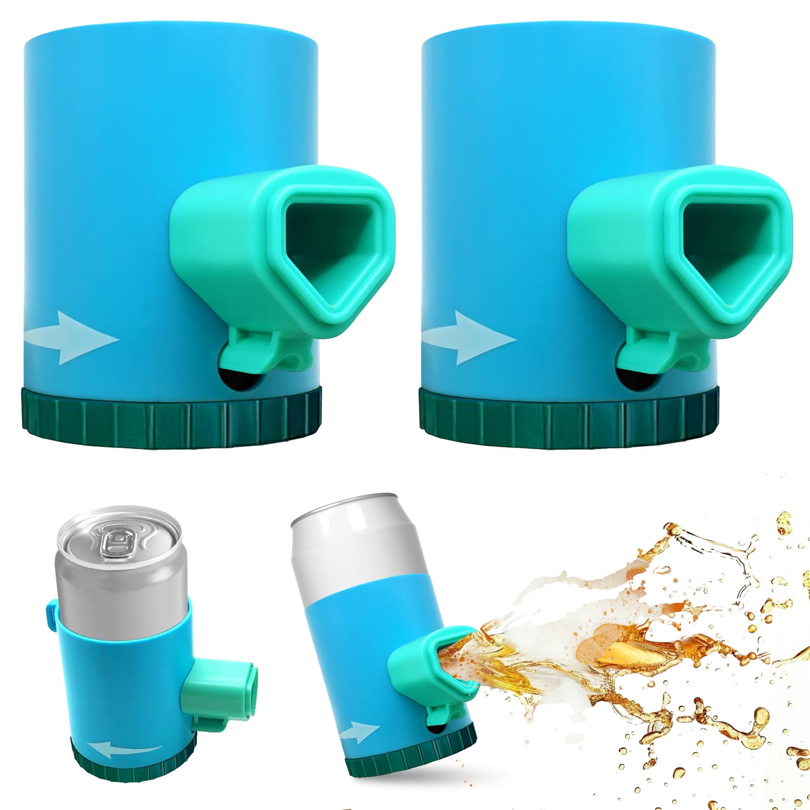 Amerzam 2PCS Beer Shotgun Chug Roulette Gun,Shotgun Roulette Drinking ...