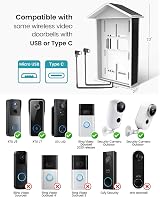 XTU Solar Charger for Ring Doorbell and Battery Cameras Solar Waterproof view 2
