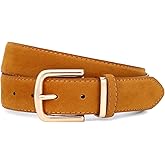 HOTWILL Women Suede Belt for Jeans Dresses Fashion Chunky Ladies Waist Belts with Gold Buckle