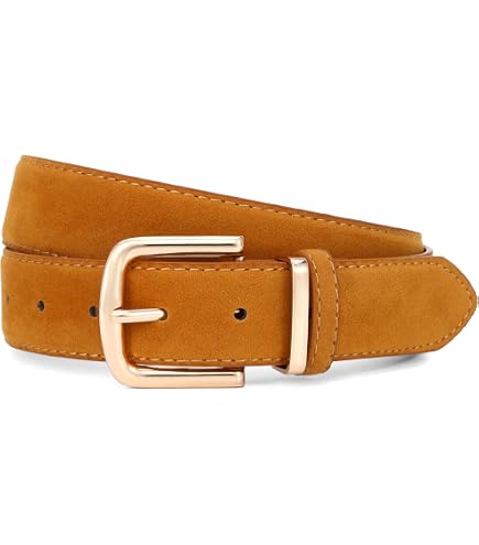 rag & bone Rebound Leather Belt Ivory with Rectangular Gold Tone Buckle SZ M Leather Rebound Belt for Women in Black | rag & bone main image 3