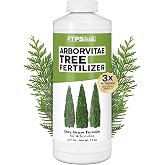 Arborvitae Tree Fertilizer - Liquid Plant Food for Greener Foliage, 32 oz | Supports Faster Growth, Ideal for Privacy Hedges, Boosts Root Development, Arborvitae &amp; Thuja Trees, Fast-Absorbing Formula