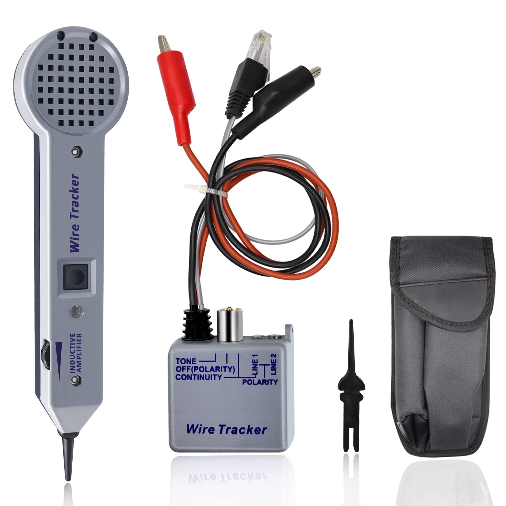 Photo 1 of Lunarlipes Tone Generator Kit, Wire Tracer Circuit Tester, Tone Tracing Probe Kit, 200EP High Accuracy Cable Tester, Line Finder Toner Inductive Amplifier Variable Tone Generator for Network