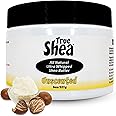 True Shea - Moisturizing African Whipped Shea Butter, All-Natural Unscented Skincare Must - Have, Made from Unrefined Raw Shea Butter Enriched with Sunflower Oil Coconut for Skin, No Parabens, 8 oz
