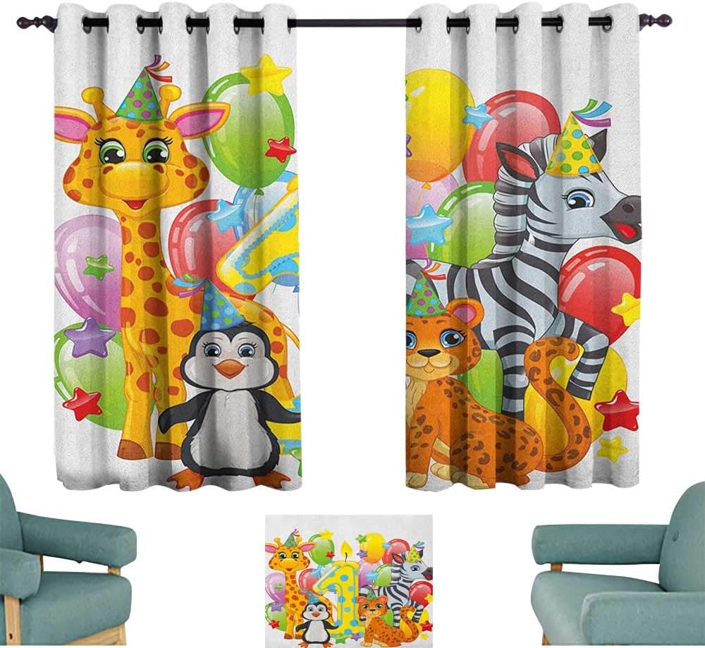 Sanring Cortina de decoración para el Primer cumpleaños para niños, con