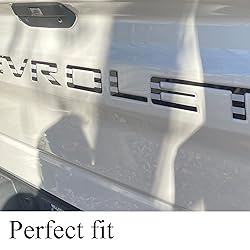 AUTO SAFETY Tailgate Insert Letters Compatible with