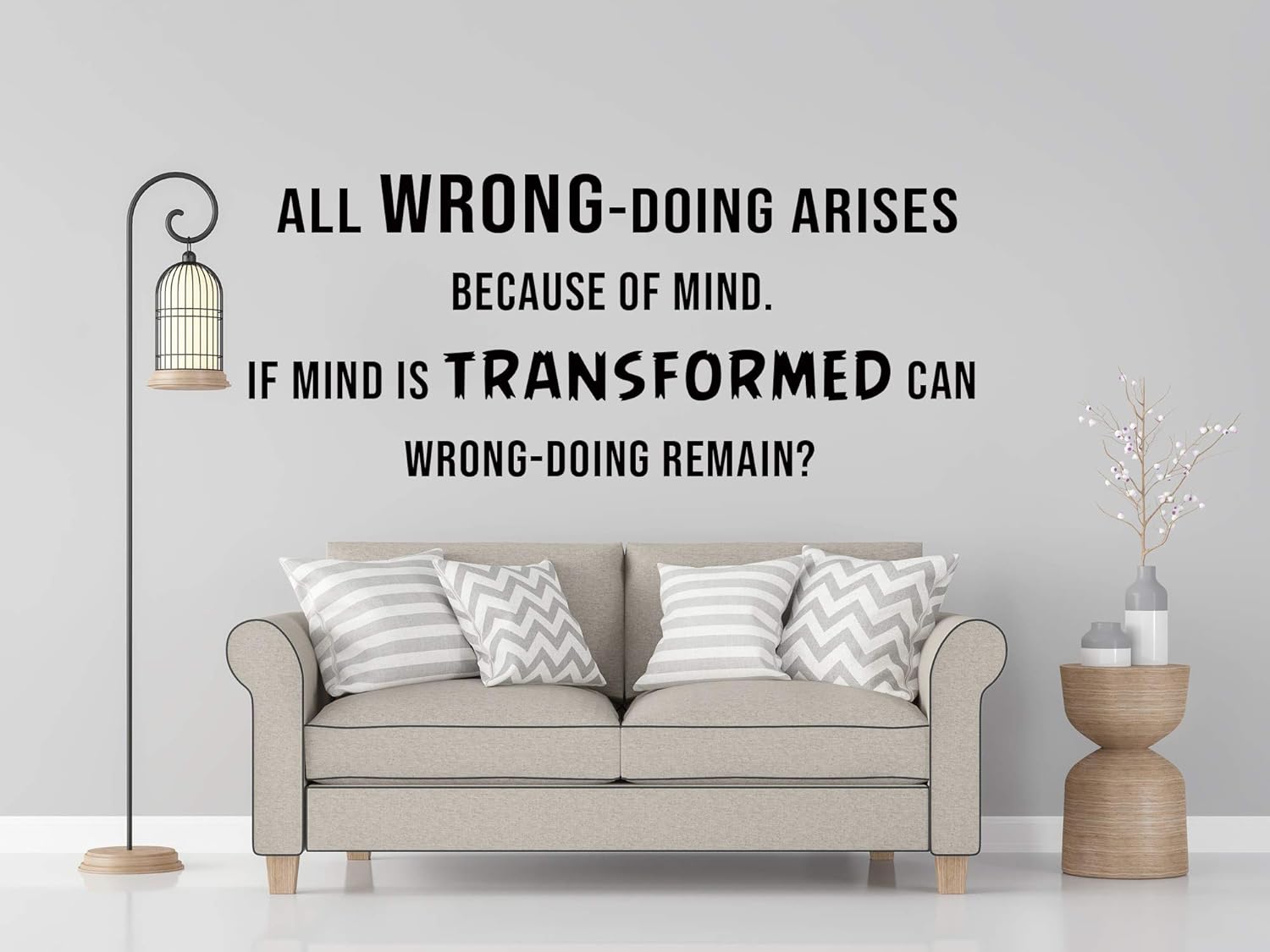 Amazon.com: Wall Decals Quotes Word Wall Sticker Quotes Wrong-Doing