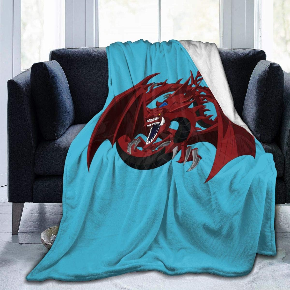 Kalongna Slifer The Sky Dragon Fleece Blanket Cozy Fuzzy