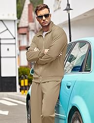 COOFANDY Men's Tracksuits Casual Sweatsuit 2 Piece
