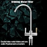 Kuuleyn RO Faucet Brushed Nickel 2-Hole Reverse Osmosis Water Filter Tap view 6