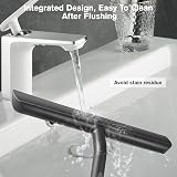 Vinabo Silicone Squeegee Shower Cleaner with Hook Black view 5