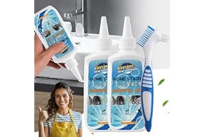 HZEVERO Mold Stain Remover Gel, Washing Machine Gasket Cleaner for Front Loader Washer Rubber Seal Home Stain Removal Gel for Grout, Caulk, Refrigerator, Shower, Bathtub, Bathroom Cleaning Solution (10 Fl Oz)