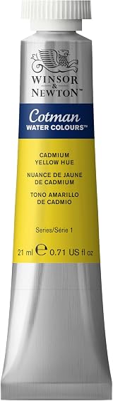 Winsor & Newton Cotman Cadmium Yellow Hue 21ml Colour Tube view 1