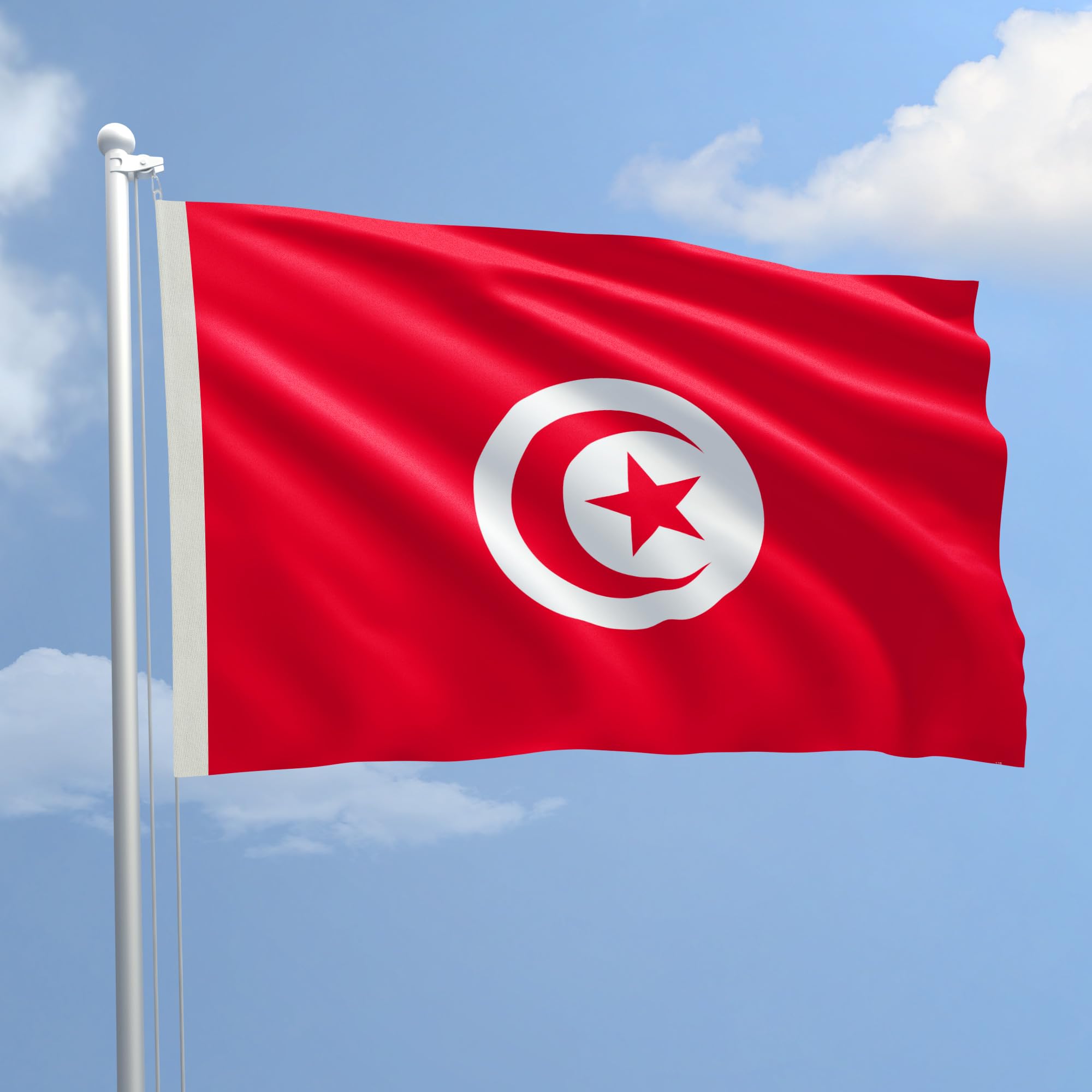 AL PRODUCTION Flag of Tunisia Nautical Fabric 150 x 220 – To Production