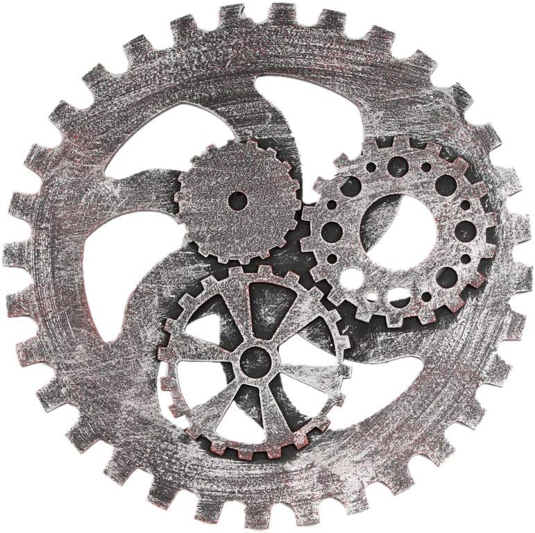 Amazon Com Simdoc Vintage Wooden Gear Wall Decor Gear Combination