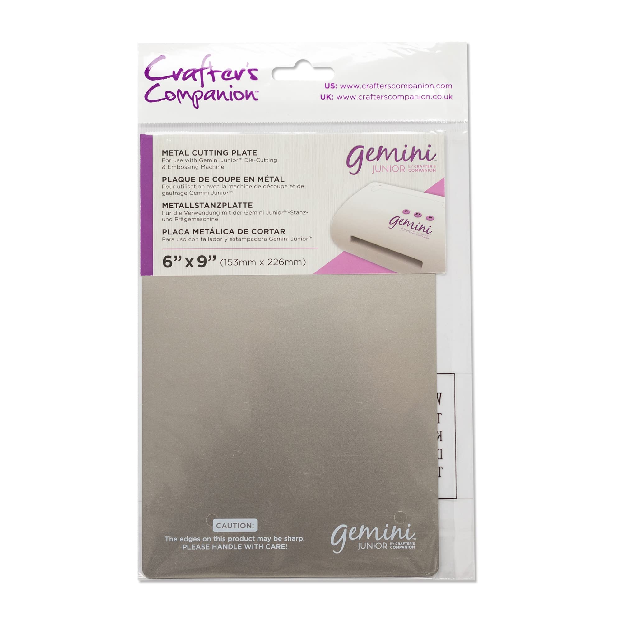 Gemini JNR Accessories Metal Cutting Plate, Silver,6 x 9 inches