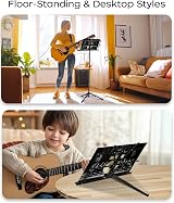 K Kasonic Lightweight Music Stand 2 in 1 Tripod and Desktop view 2