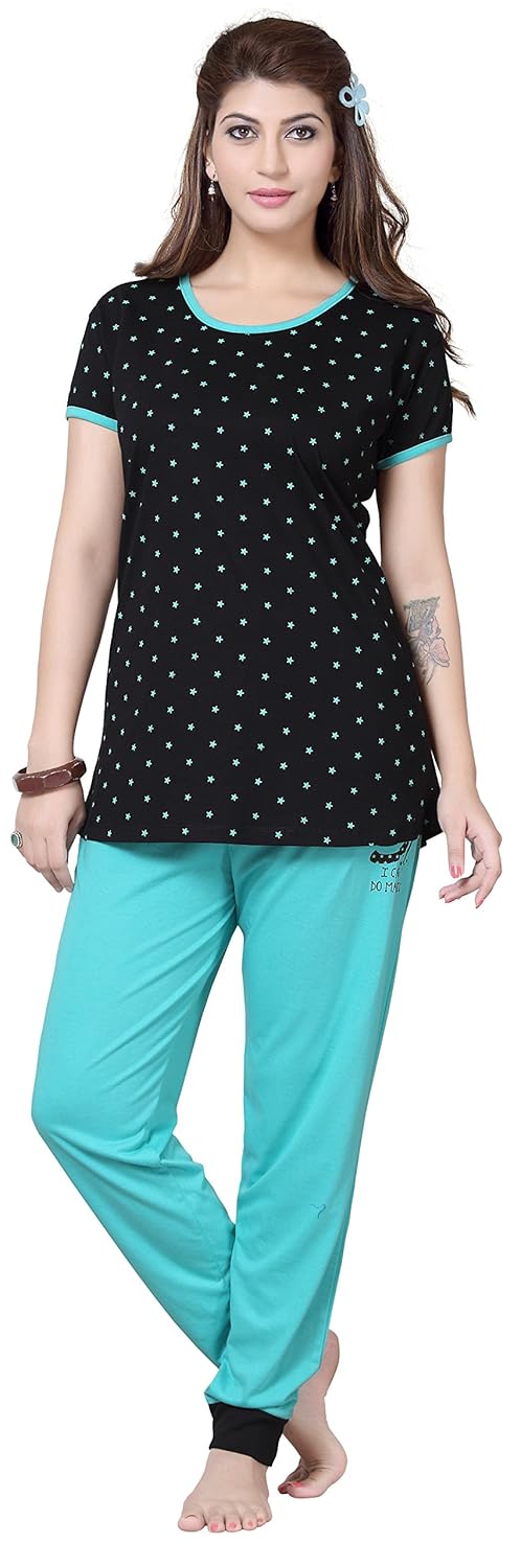 sweetnight women's cotton night suit