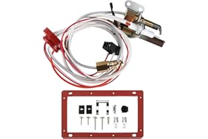Hoeine Pilot Assembly for Water Heater Parts Compatible with Rheem Ruud Richmond SP21058 SP20824 SP20754 SP20800 | NG/LP Universal Burner Ignition Replacement Kit with Thermopile & Sparker