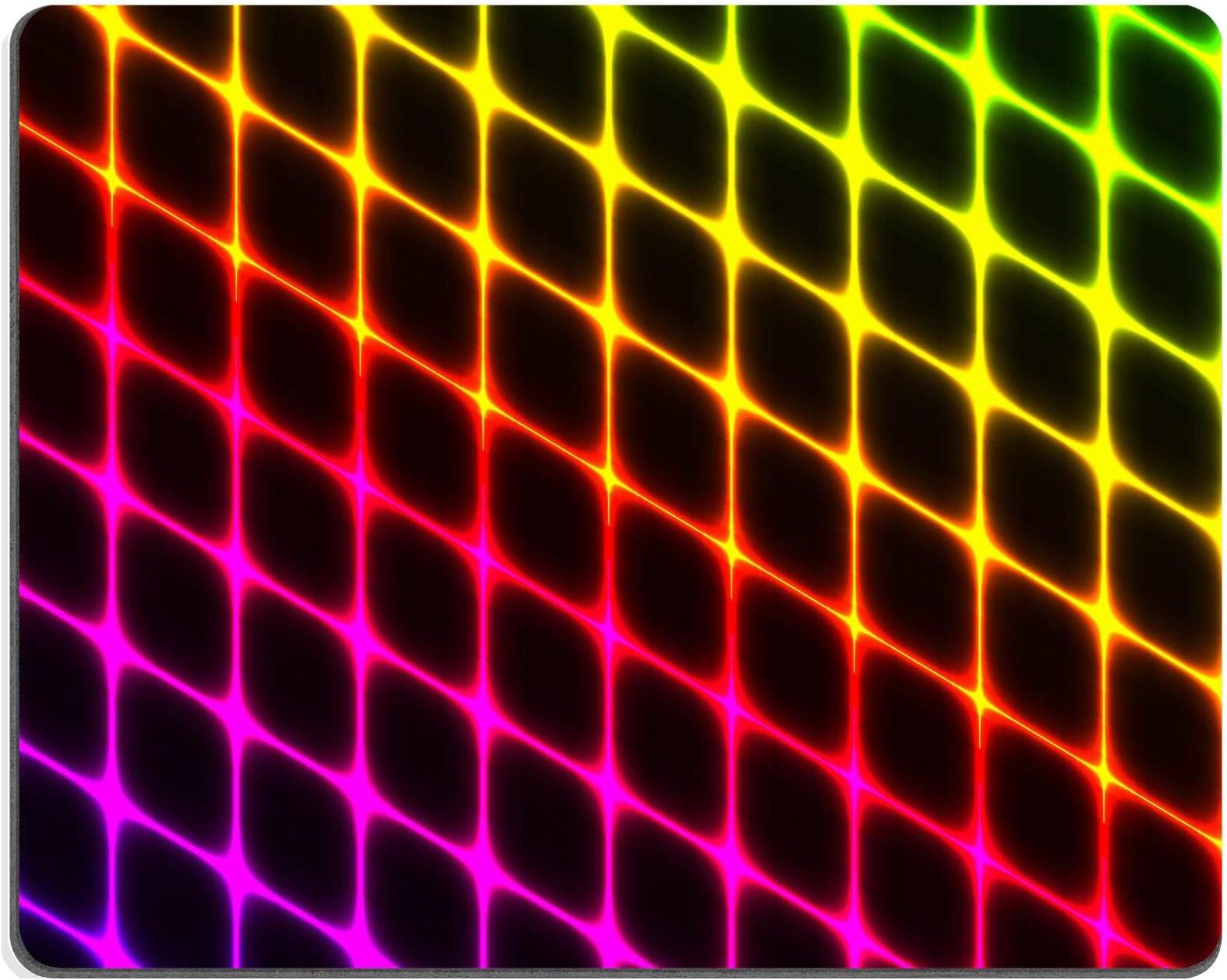 Liili Mouse Pad Natural Rubber Mousepads illustration splash color abstract glowing background 28151573