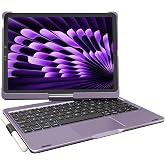 Keyboard Case iPad 10th 11th, Pro 11, Air 11" (M2-M4), (5th 4th Gen) Purple | Pekarejue 360&deg; Rotatable, Trackpad, Backlit, Pencil Holder, Fit iPad A16, Air 11/10.9 inch, Pro 11" (1st-4th Gen, 2022-2018)