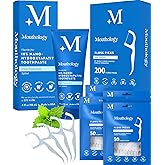 Mouthology 10% Nano Hydroxyapatite Toothpaste (Fluoride Free) and Floss Picks Bundle