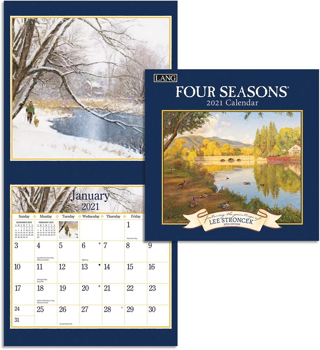 Amazon Com Lang Four Seasons 2021 Mini Wall Calendar 21991079240 Office Products four seasons 2021 wall calendar