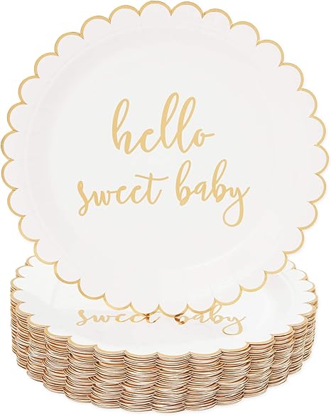 baby shower paper plates