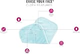 ERASE YOUR FACE Reusable Makeup Remover Cloth Aqua Blue Eco Friendly Water view 4