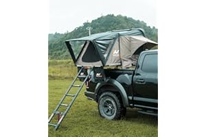CTOSPOATO Rooftop Tent Hard Shell,Naturenest Sirius Car Roof Top Tent Waterproof RTT Pop Up Tents for Camping Vehicle Mounted Tent for All Terrian Vehicles